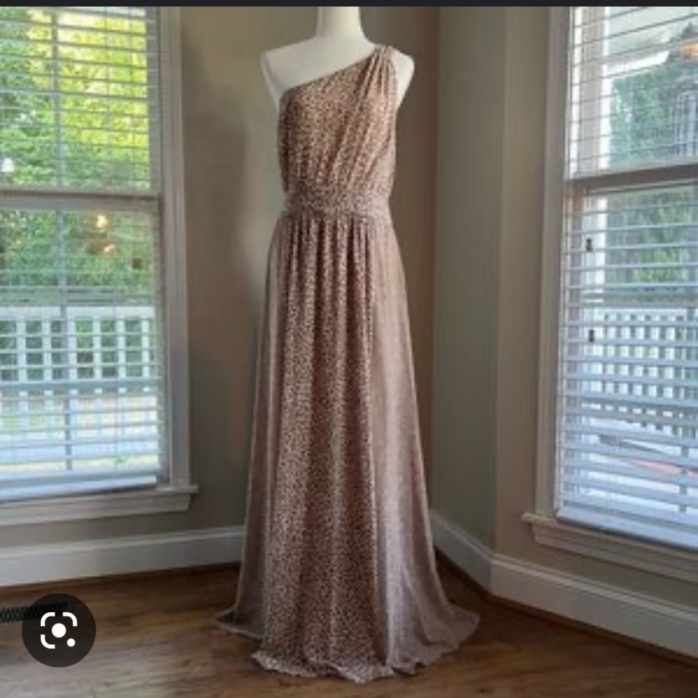 Armani Exchange long soft animal print dress